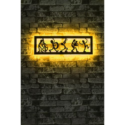 Music Band - Yellow Yellow Decorative Led Lighting slika 2