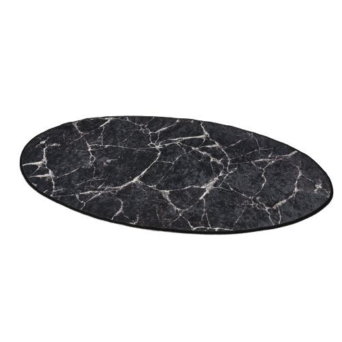 Colourful Cotton Tepih kupaonski, Marble DJT - Black slika 2