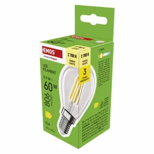 Led sijalica Filament Mini Globe 5,9W(60W) 806lm E14 WW Emos ZF1D42