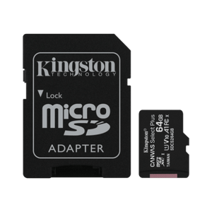 KINGSTON SDCS2/64GB MICRO SD SA ADAPTEROM 