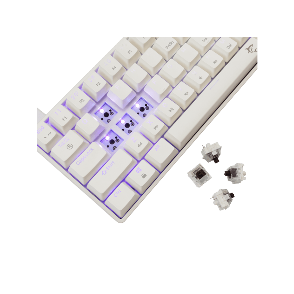 WHITE SHARK Mehanička tastatura GK-004231 SHINOBI-2 / US, smeđi prekidači slika 3