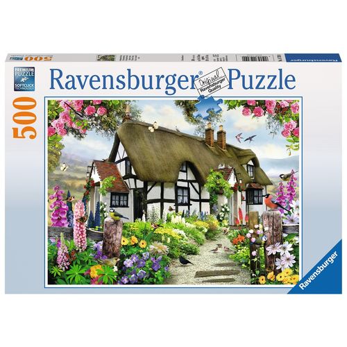 Ravensburger Puzzle kućica na selu 500kom slika 1