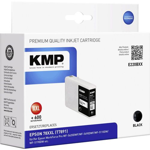 KMP tinta zamijenjen Epson 78XXL, T7891 kompatibilan  crn E220BXX 1628,4201 slika 1