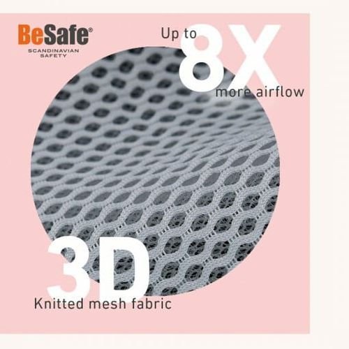 BeSafe autosjedalica iZi Go Modular X2 i-Size (40-75 cm), Peak mesh, siva slika 3