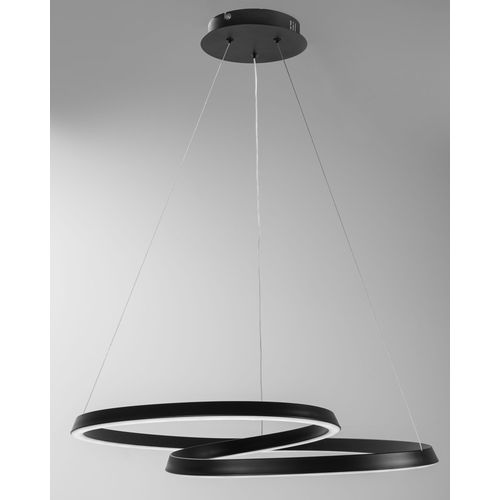 TOOLIGHT Stropna svjetiljka Hanging Loop LED + Remote APP796-cp crna slika 12