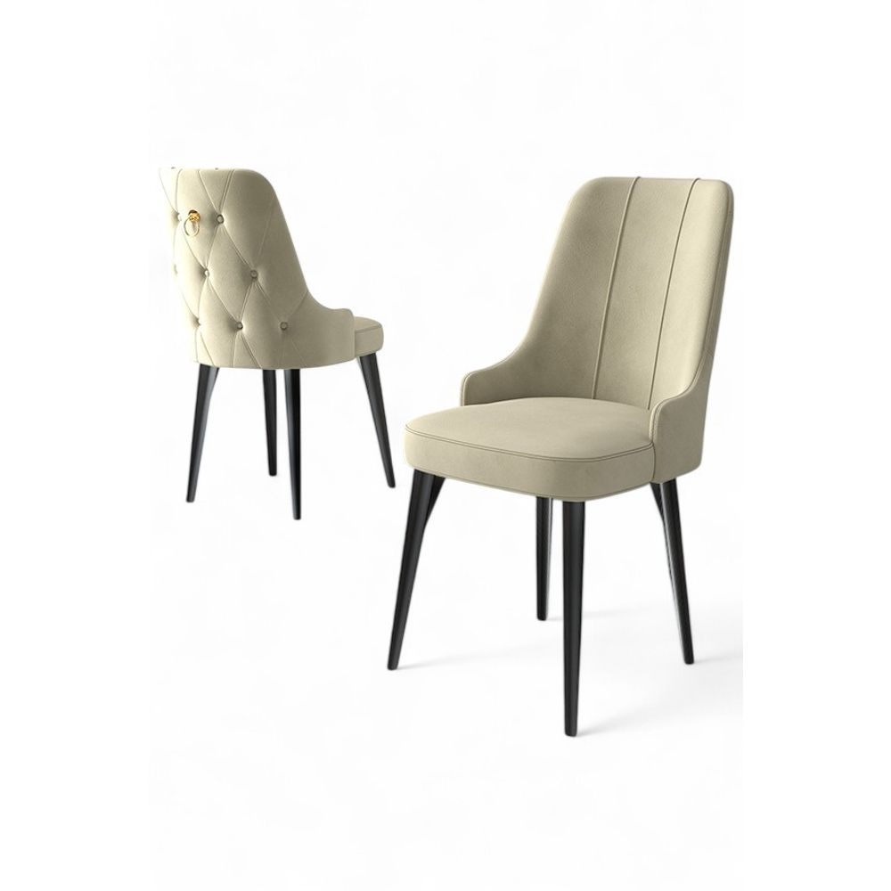 Newa - Crna stolica set (2 komada) slika 2