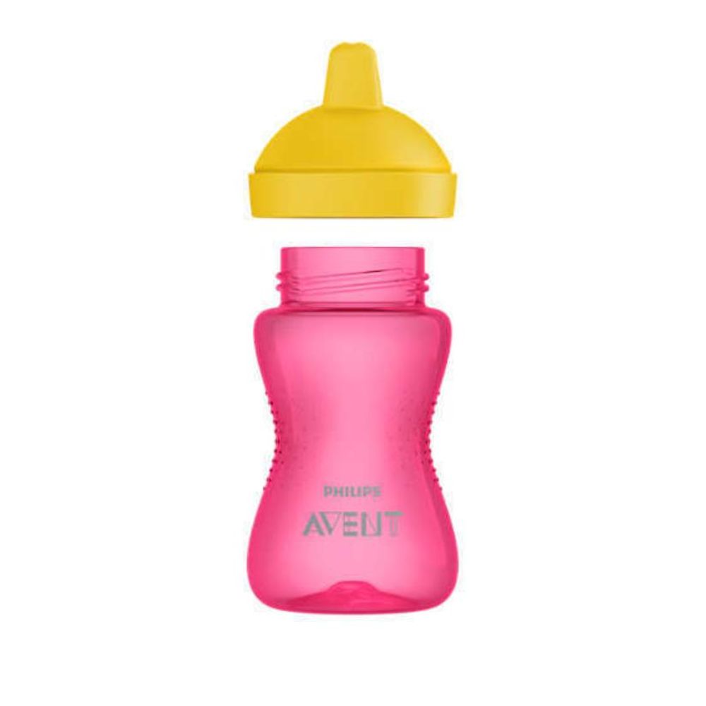 Philips avent šalica s tvrdim nastavkom za usta 18+ roza slika 6
