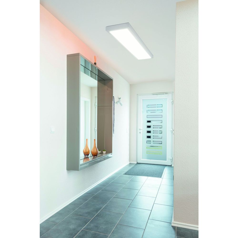 Eglo Salobrena LED Panel, 30W, 1195x100, Dimabilan sa Daljinskim Upravljačem, Aluminijum/Bijela slika 2