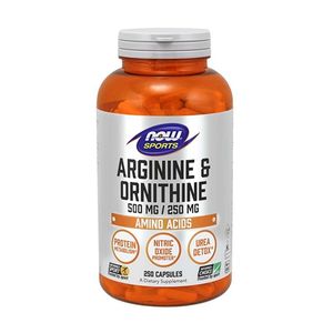 Now Foods Arginine/Ornithine (250) Standard