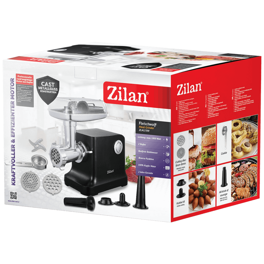 Zilan Mašina za mljevenje mesa, 1800 W - ZLN1789 slika 2