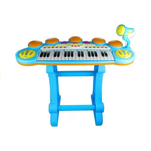 Klavijature sa stolicom plave slika 2