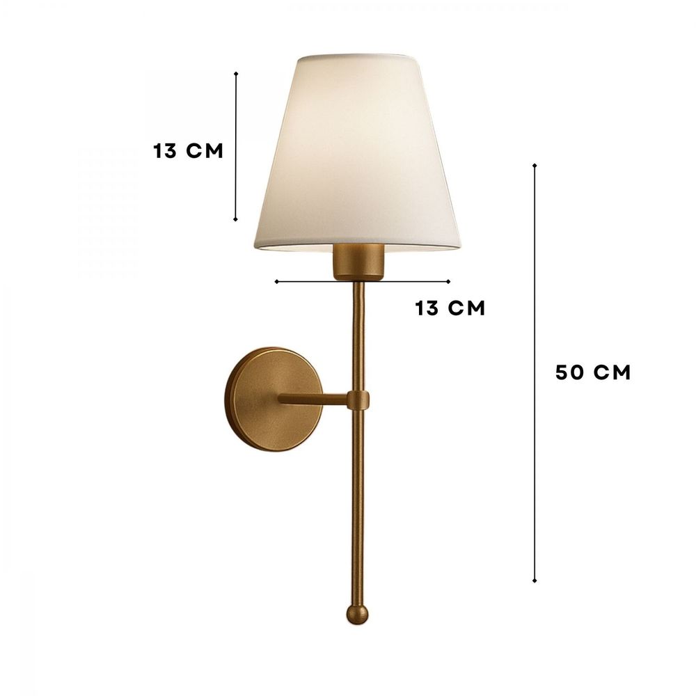 Zidna Lampa 241968, boje: Krem, Zlato slika 3