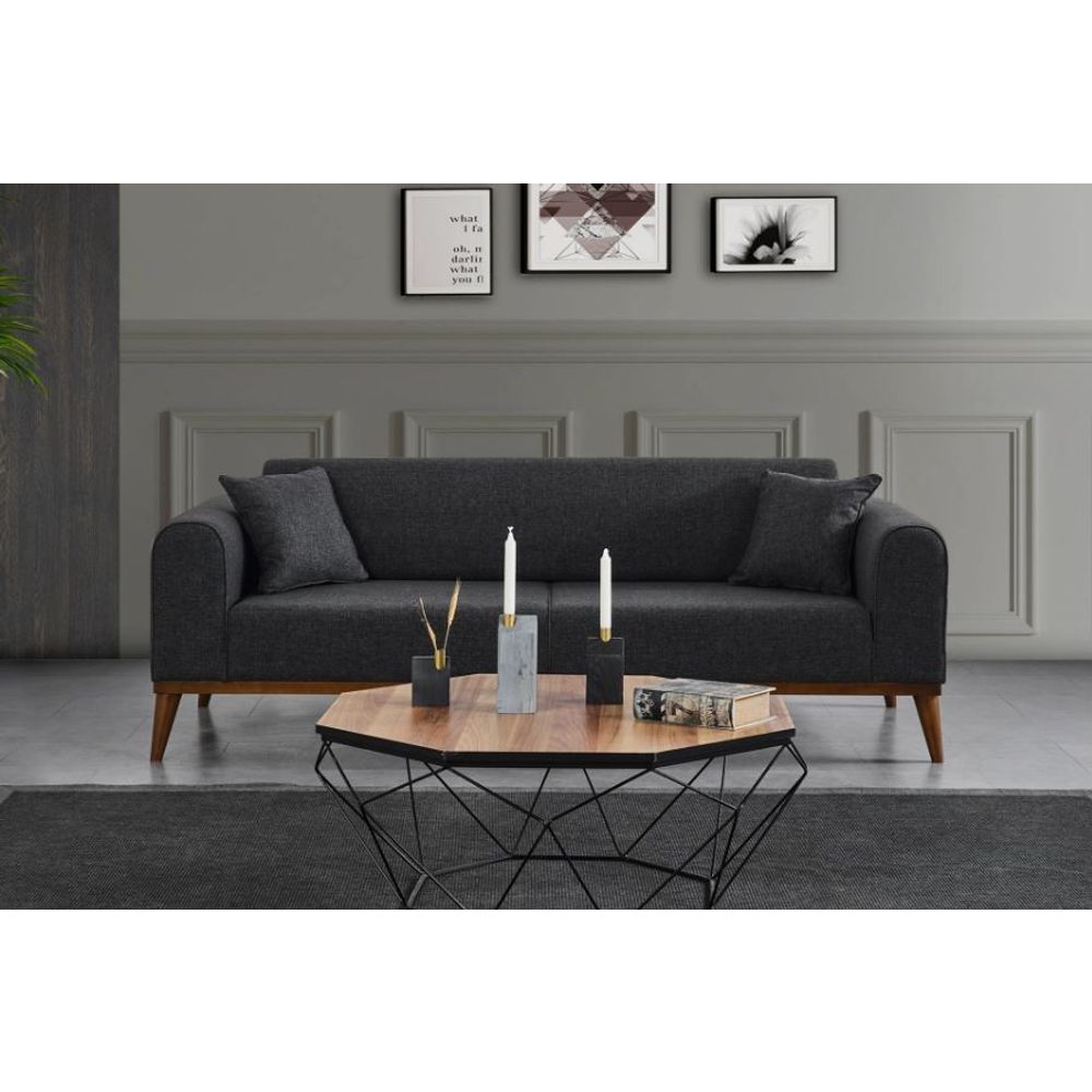 Cofi 3-Sjedalni Sofa na Razvlačenje - Antracit slika 3