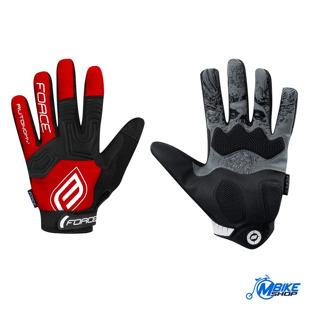 Force Rukavice za biciklizam MTB Autonomy Red slika 1