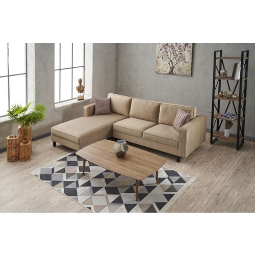 Atelier Del Sofa Kutna garnitura, Krem, Kale Velvet Left - Cream slika 3