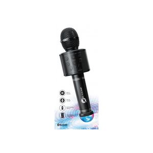 N-Gear mikrofon Sing Mic S20L, mikrofon i BlueTooth zvučnik + usb disco kug, crn