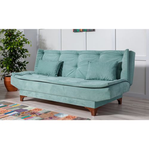 Kelebek-TKM03 0400 Pistachio Green Sofa-Bed Set slika 2