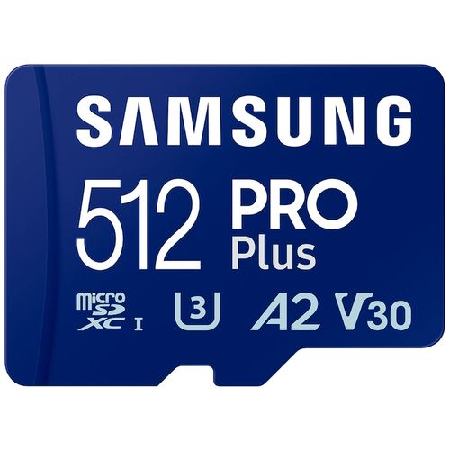 Samsung Memorijska kartica PRO PLUS MicroSDXC 512GB U3 + SD Adapter MB-MD512SA slika 2