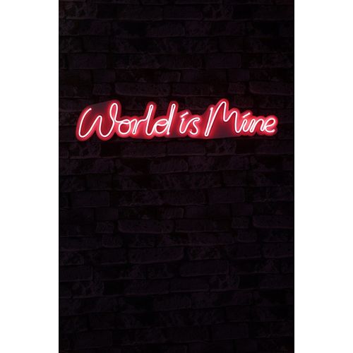 Wallity Ukrasna plastična LED rasvjeta, World is Mine - Red slika 9