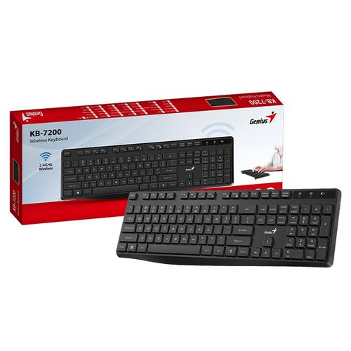 GENIUS KB-7200 Wireless USB US wireless crna tastatura slika 3