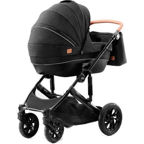 Kinderkraft kolica PRIME 3u1 crna + torba slika 2