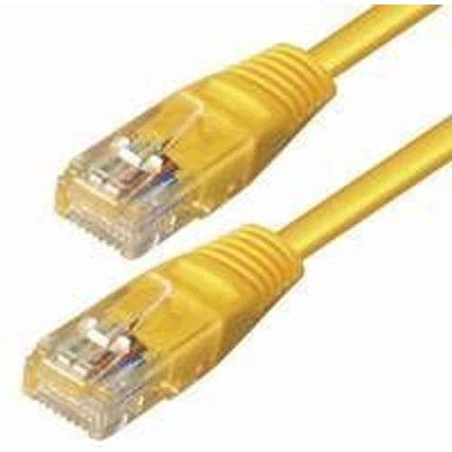 NaviaTec Cat5e UTP Patch Cable 0,5m yellow slika 1