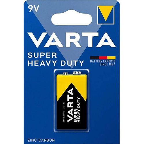 VARTA Superlife 9V SUPER HEAVY DUTY 6F22, Cink-karbon baterije, Pakovanje 1kom slika 2