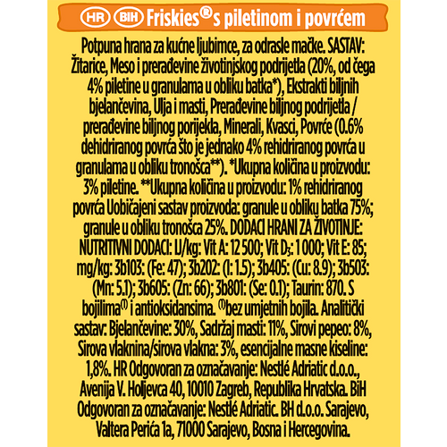 Friskies® Adult, s piletinom i povrćem, 300 g  slika 3