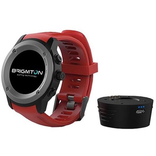 Pametni sat brigmton bwatch-100gps-r 1,3" lcd bluetooth rdeča slika 1