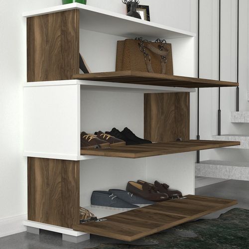 Napolyon - White, Walnut White
Walnut Shoe Cabinet slika 3