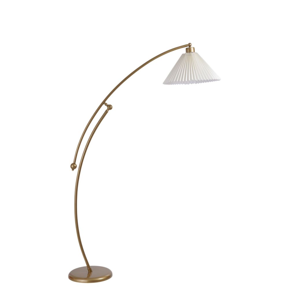 Opviq Podna lampa 644, krem, zlatna slika 2