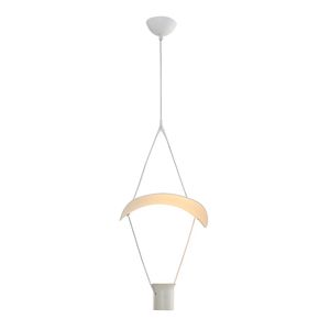 L1329 - White White Chandelier