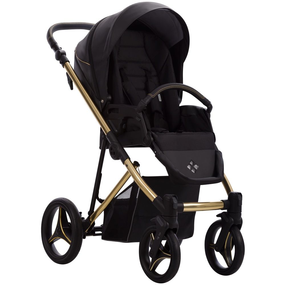 Bebetto Kolica Flavio Premium Class - Set 3u1 Gold 02 slika 4
