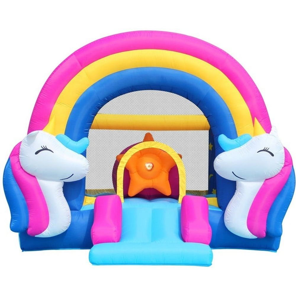 Happy Hop Igraonica na naduvavanje Fantasy Unicorn, 335x265x215cm slika 2