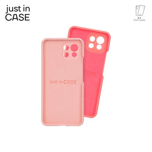 2u1 Extra case MIX PLUS paket PINK za Mi11 Lite 5G slika 1