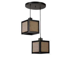 Kumsal 8703-2 Black
Rattan Chandelier