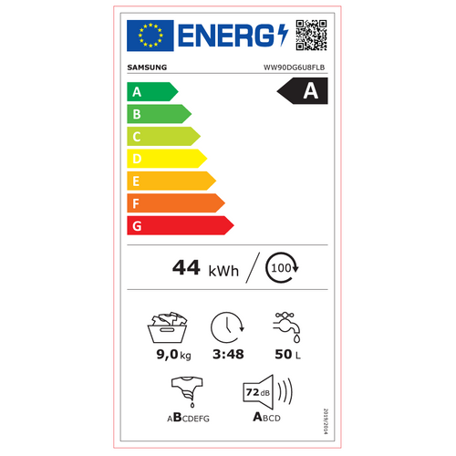 Samsung perilica rublja WW90DG6U8FLBU4 slika 10