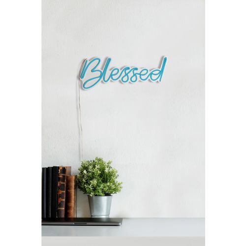 Wallity Ukrasna plastična LED rasvjeta, Blessed - Blue slika 11