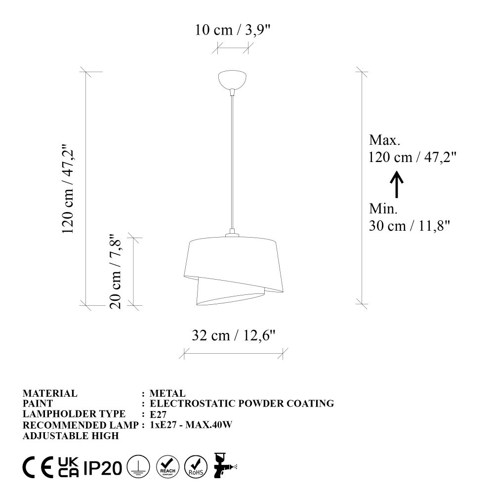 Luster Stage – 14703 – boje: svijetlosmeđa slika 9