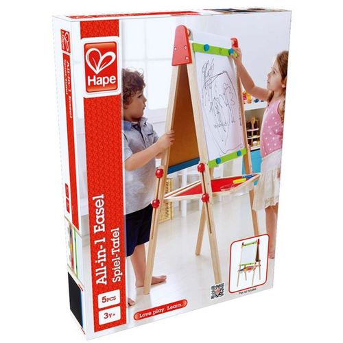 Hape Dvostrana drvena tabla za crtanje All-In-1 Easel E1010C slika 6