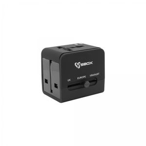 SBOX univerzalni putni adapter + USB punjač TA-23