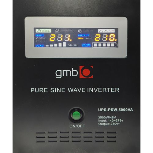 UPS-PSW-5000VA GMB LONG, cist sinusni pretvarac sa produzenom autonomijom 3500W-220V/48V slika 4