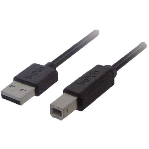 Belkin   [1x muški konektor USB 2.0 tipa a - 1x muški konektor USB 2.0 tipa b] 4.80 m crna pozlaćeni kontakti, UL certificiran Belkin USB kabel USB 2.0 USB-A utikač, USB-B utikač 4.80 m crna pozlaćeni kontakti, UL certificiran F3U154BT4.8M slika 2