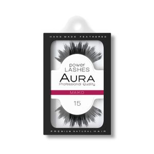 AURA Power Lashes veštačke trepavice 15 Maiko