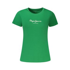 PEPE JEANS SHORT SLEEVE T-SHIRT WOMEN GREEN