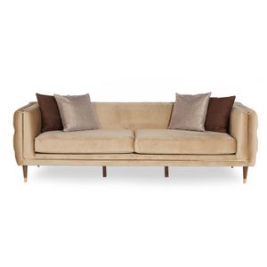 Olympus Cream 4-Seat Sofa