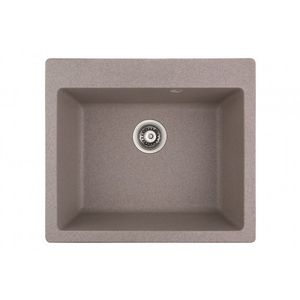 Inter Ceramic sudoper usadni pravokutni 50x57x22,5 cm + sifon, granit bež
