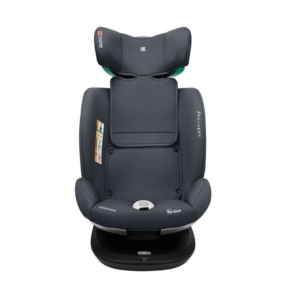 Kikka Boo Rotirajuća autosjedalica I-Drive 40-150cm i-Size Isofix, Dark Grey slika 4