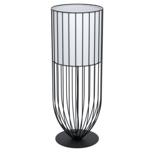 Eglo stolna lampa nosino e27 1x60w crno/bijelo v:580mm o220mm
