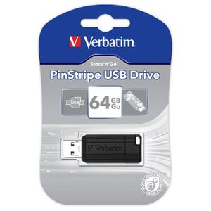 Verbatim PinStripe USB 64GB Blac (49065)